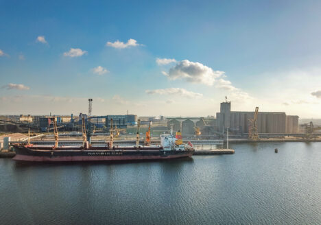 Photo du site portuaire de Nord Céréales